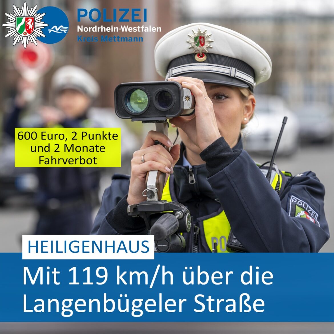 Blitz-Aktion in Heiligenhaus: 90 Temposünder innerhalb weniger Stunden!