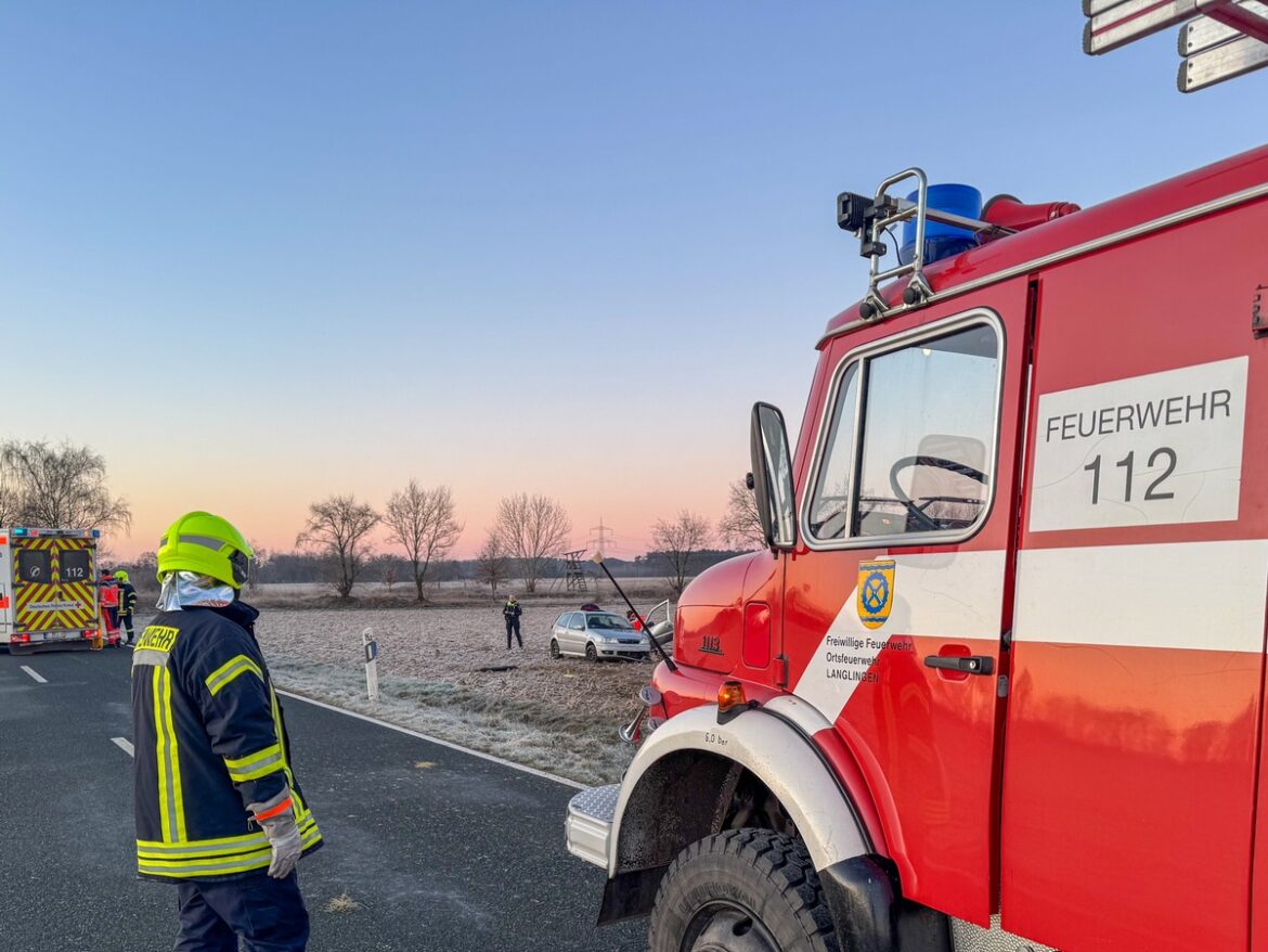 Drama auf der K50: PKW überschlägt sich – Feuerwehr im Einsatz!