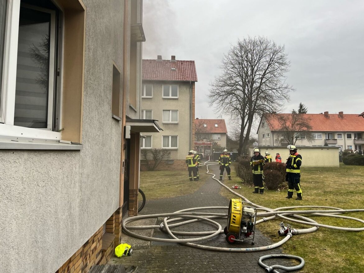 Drama in Celle: Wohnungsbrand mit Menschenrettung im Immenweg!