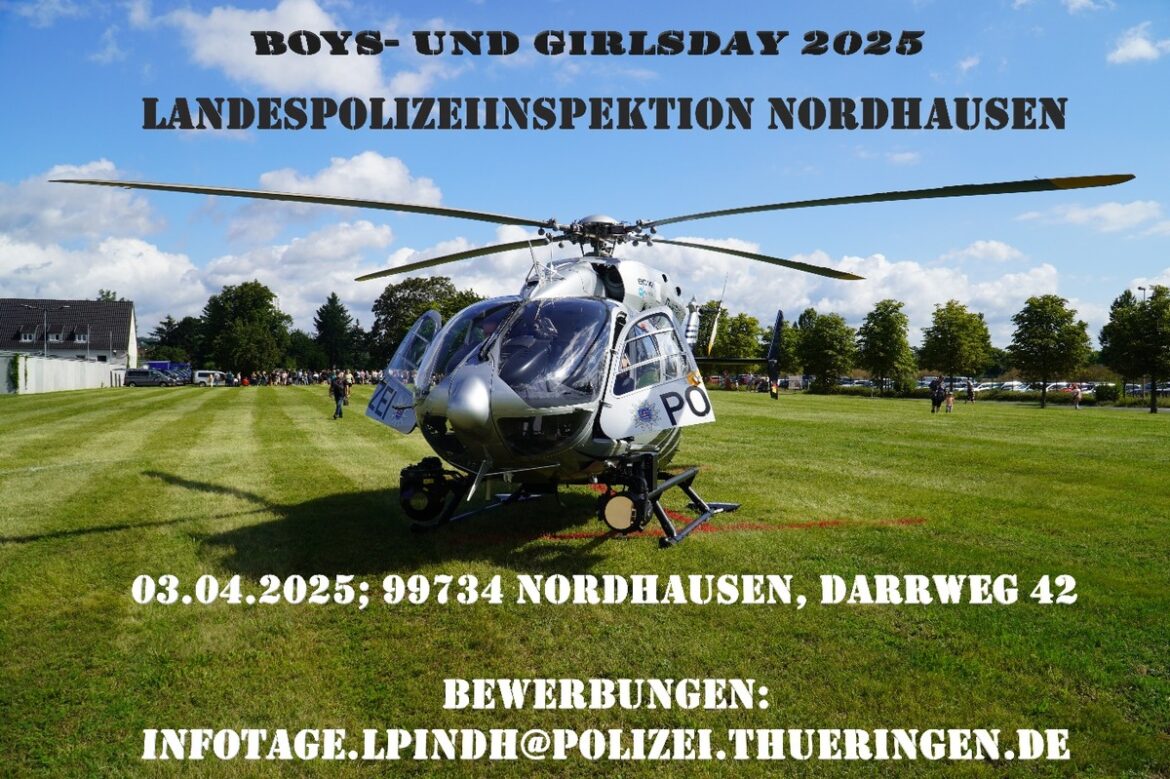 Entdecke den Polizeiberuf: Boys- & Girlsday in Nordhausen!