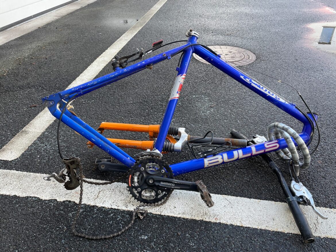 Fahrrad-Rätsel in Sömmerda: Wem gehört der gestohlene Rahmen?