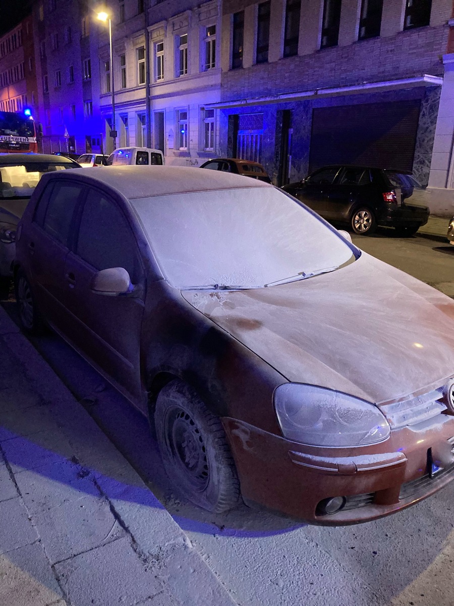 Feuerteufel in Aachen: Auto brennt über Nacht in der Viktoriastraße!