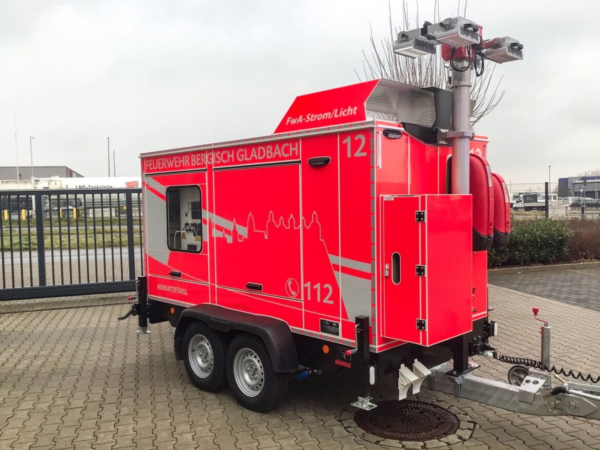 Feuerwehr Bergisch Gladbach rüstet sich mit neuem mobilen Stromerzeuger!