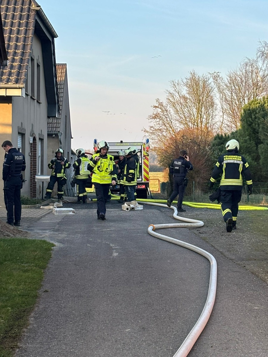 Feuerwehreinsatz in Zyfflich: Schwelbrand im Kinderzimmer schnell gelöscht!