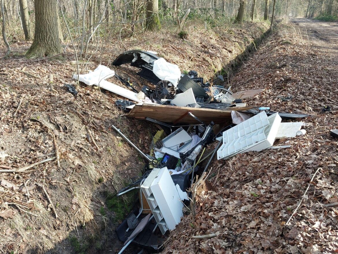 Illegaler Müll im Wald: Polizei sucht Zeugen in Heist!