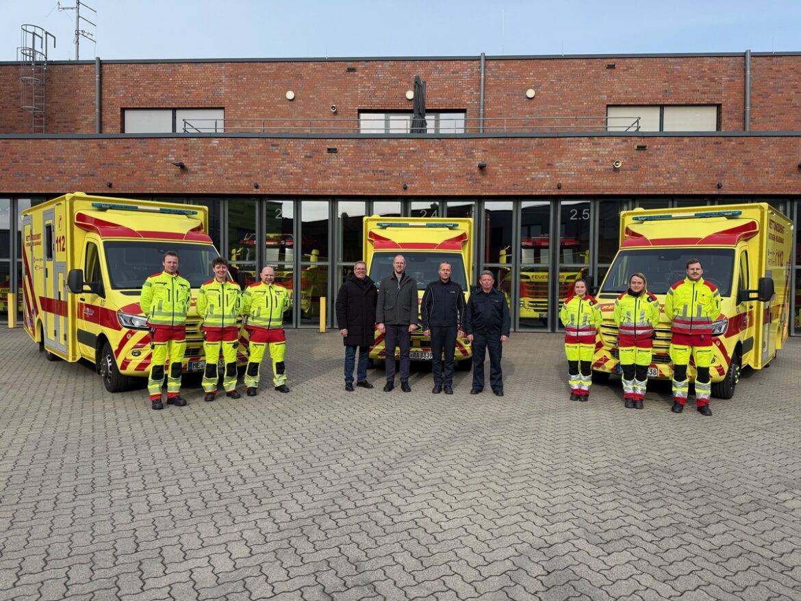 Neues Leben für Ratingens Rettungsdienst: Drei moderne Rettungswagen!