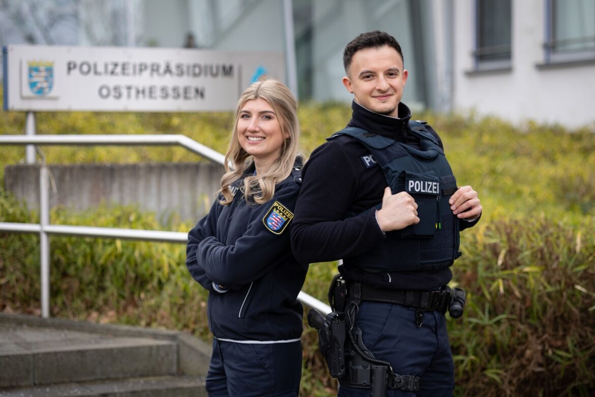 Osthessen bekommt die ersten Cop-Influencer: Selina und Serhat im Einsatz!