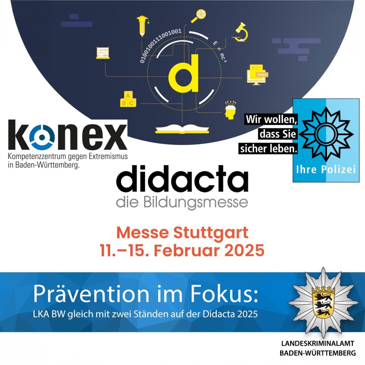 Prävention im Fokus: LKA BW präsentiert Sicherheitstipps auf Didacta 2025!