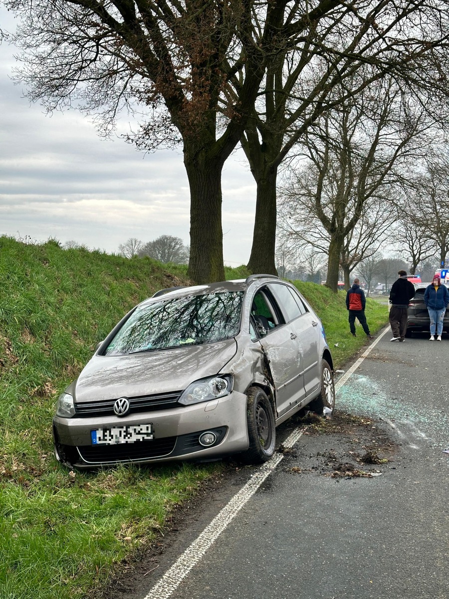 Schermbeck: Drama auf der Dämmerwalder Straße – PKW-Unfall sorgt für Rettungseinsatz