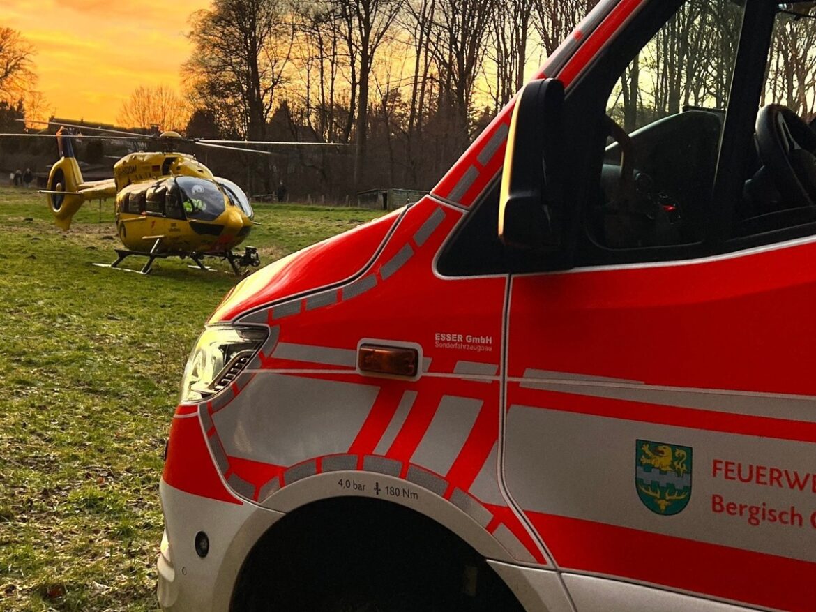 Schwerverletzter Mountainbiker: Dramatischer Einsatz der Feuerwehr Nußbaum