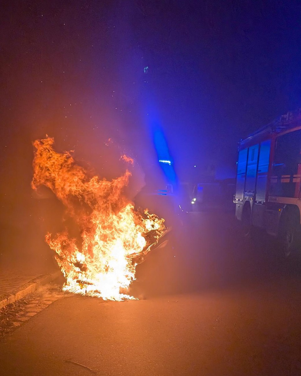 Tesla in Flammen: Feuerwehr verhindert Schlimmeres in Dresden!