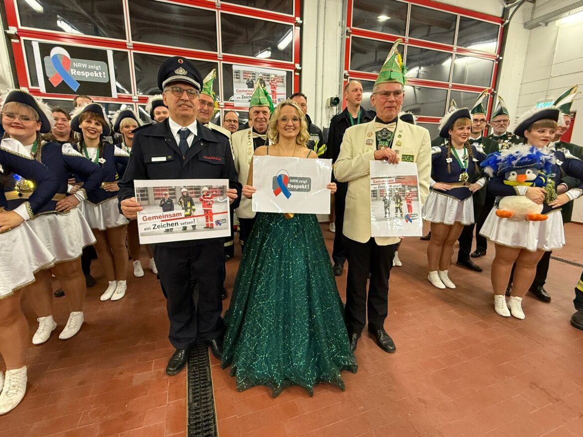 Tulpenprinzessin setzt Zeichen: NRW zeigt Respekt für Einsatzkräfte!