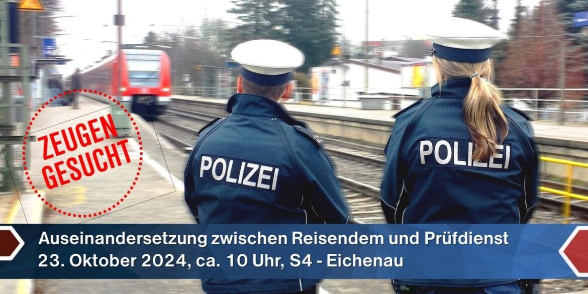 Zeugen gesucht: Körperverletzung bei Fahrscheinkontrolle in Eichenau!