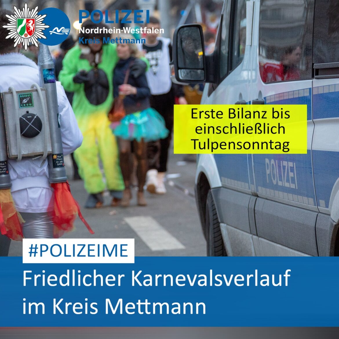 Karneval im Kreis Mettmann: Friedliche Feierlichkeiten trotz Ausnahmen!