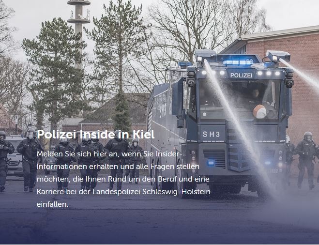 Zukunftssicher: Polizei Inside – Schnupperabend für Bewerber in Kiel!